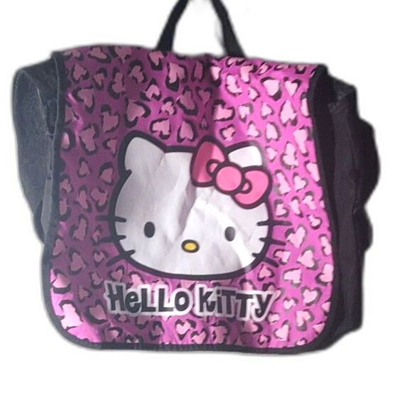 Hello Kitty Messenger Bag or Diaper Bag Large Size    Sanrio Vintage 2000 - Picture 2 of 9